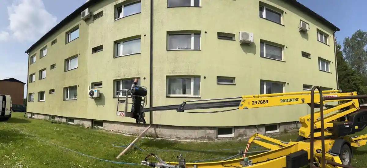 Maja pesu ja fassaadipesu enne ja pärast
